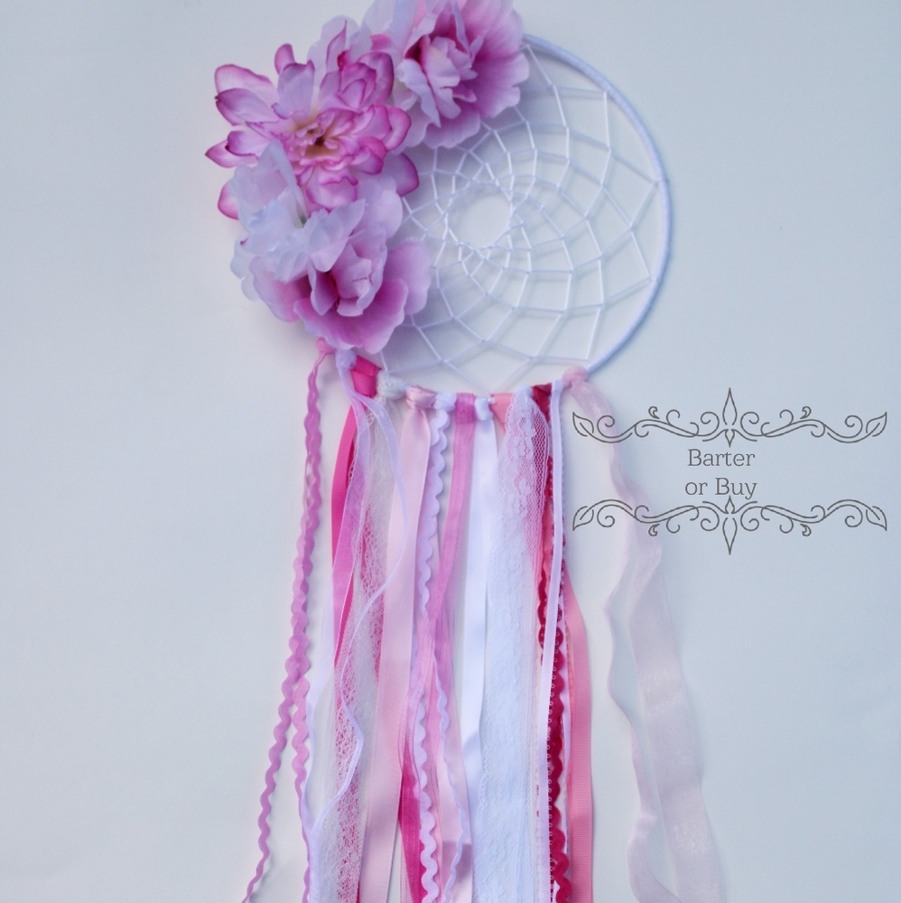 Shades of Pinks Large Boho Dream Catcher